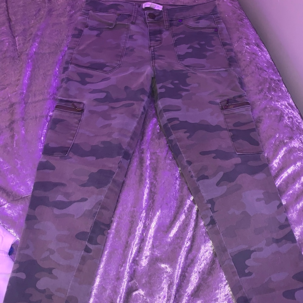 Jean camo pants